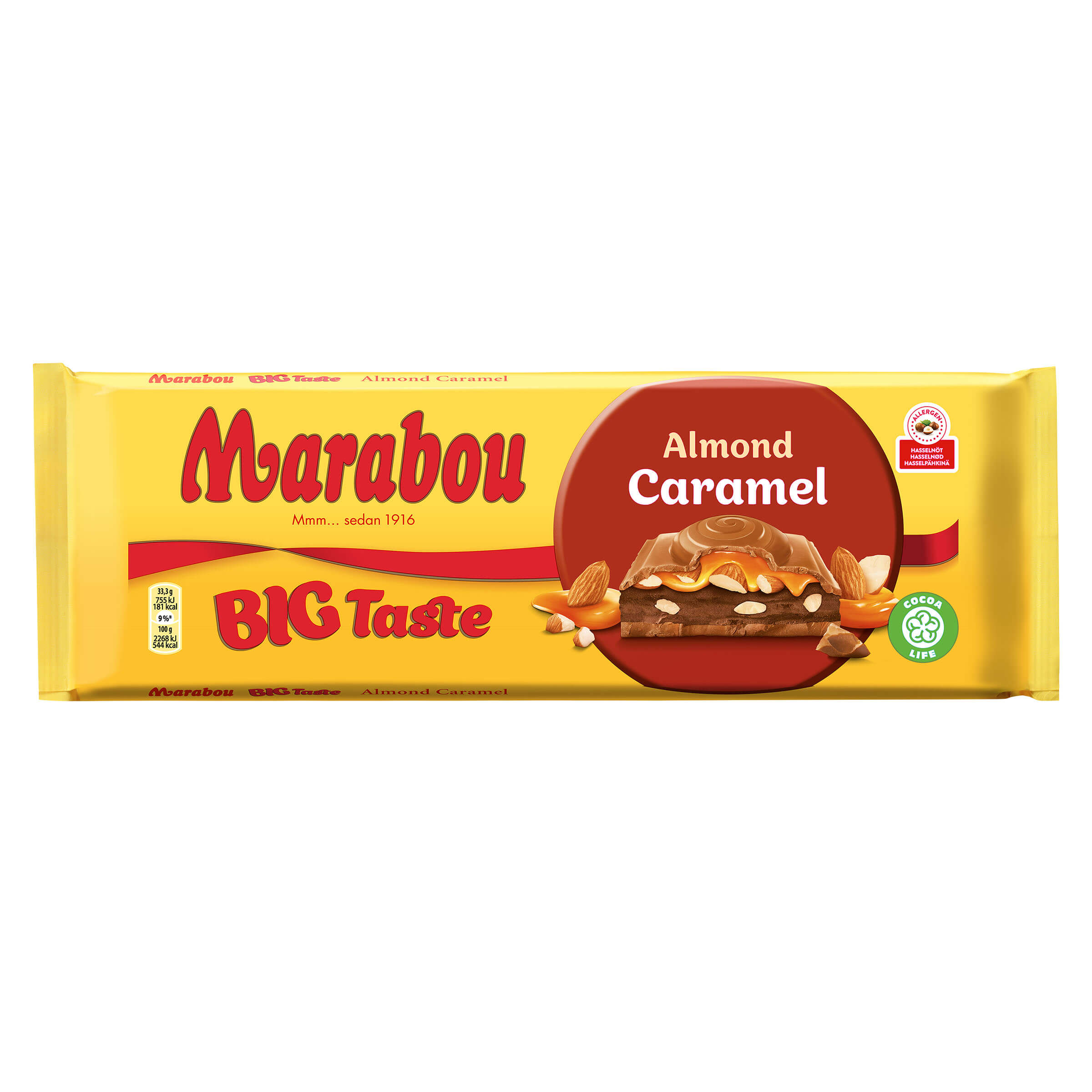 Marabou Big Taste Almond Caramel 300g