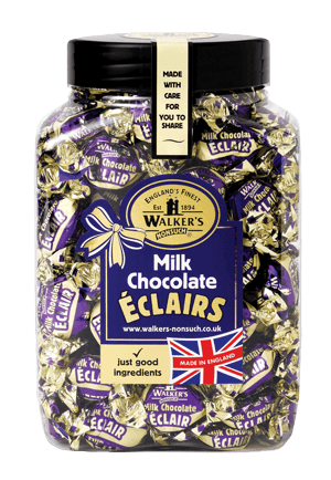 Läs mer om Walkers Milk Chocolate Eclairs 1.25kg