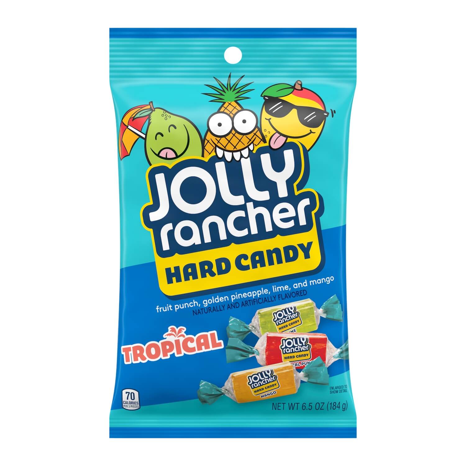 Läs mer om Jolly Rancher Hard Candy Tropical 184g