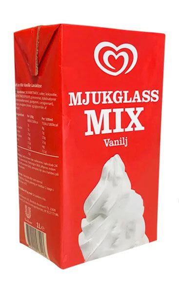 Läs mer om GB Mjukglassmix Vanilj 1L