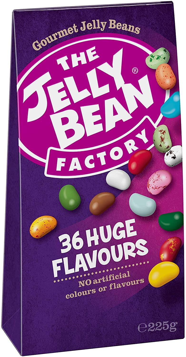 Läs mer om Jelly Bean Factory 36 huge flavours 225g