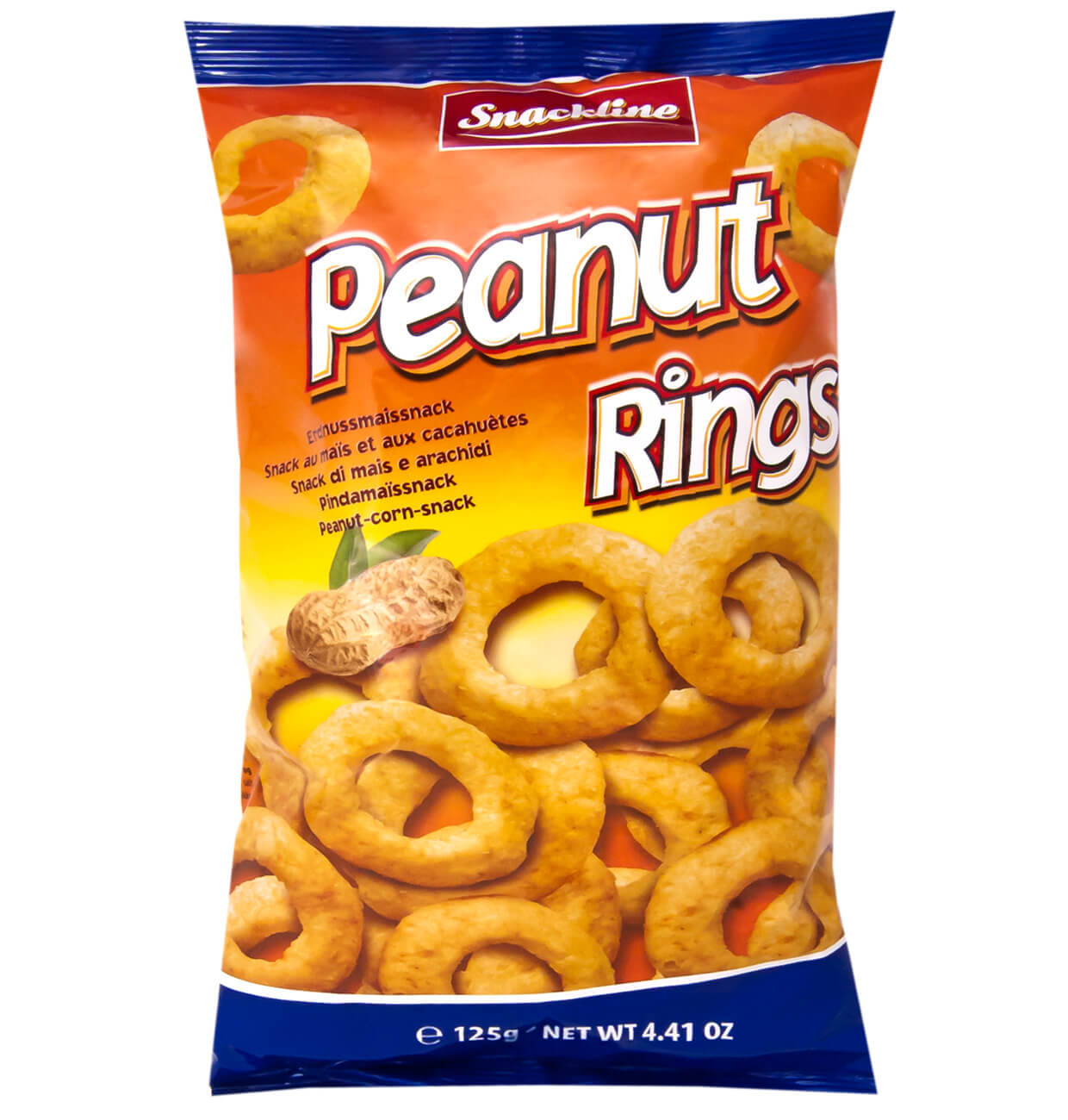 Snackline Peanut Rings 125g