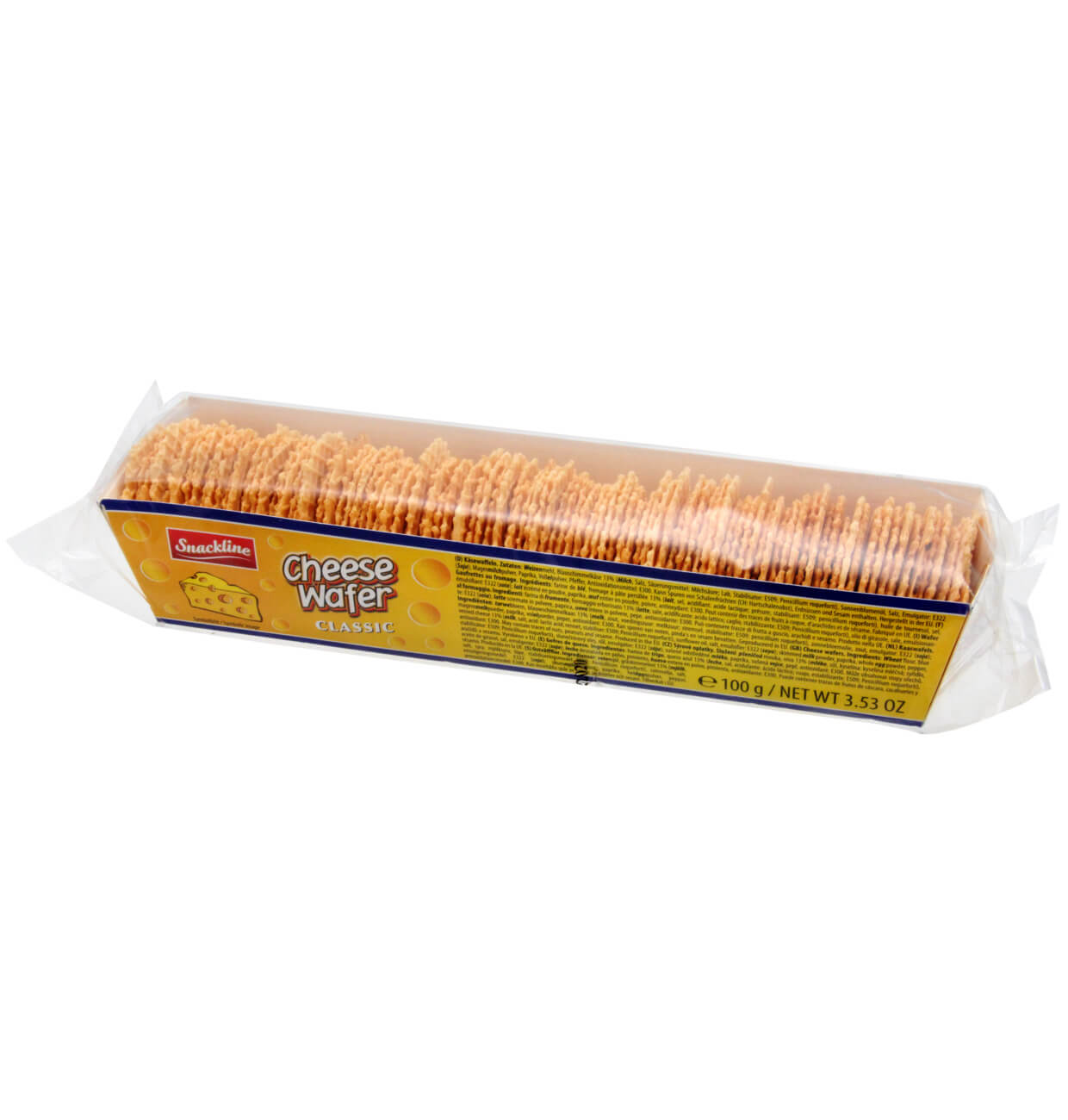 Läs mer om Snackline Cheese Wafers Classic 100g