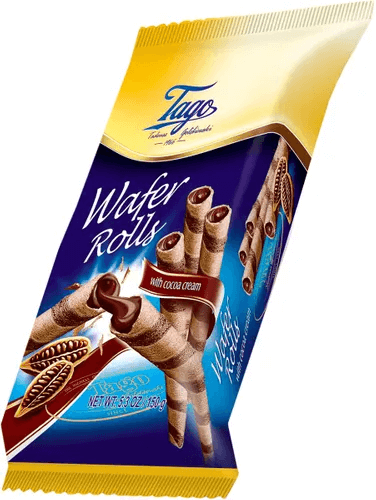 Läs mer om Tago Wafer Rolls Choklad 150g