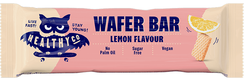 Läs mer om Healthy Co Wafer Bar - Lemon 24g