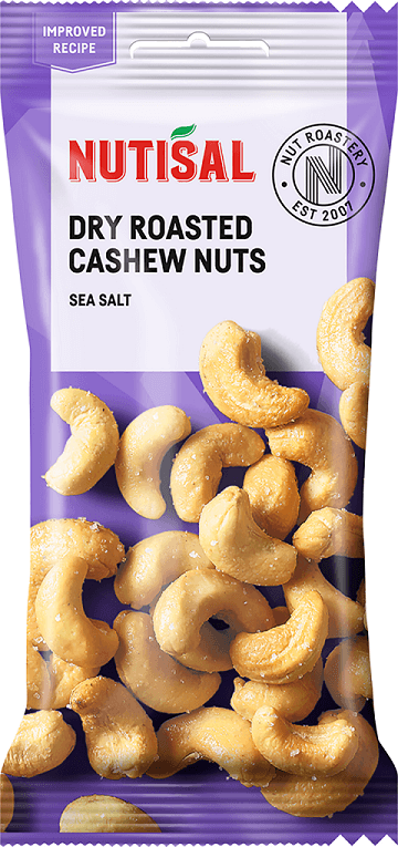 Läs mer om Nutisal Dry Roasted Cashew Sea Salt 60g