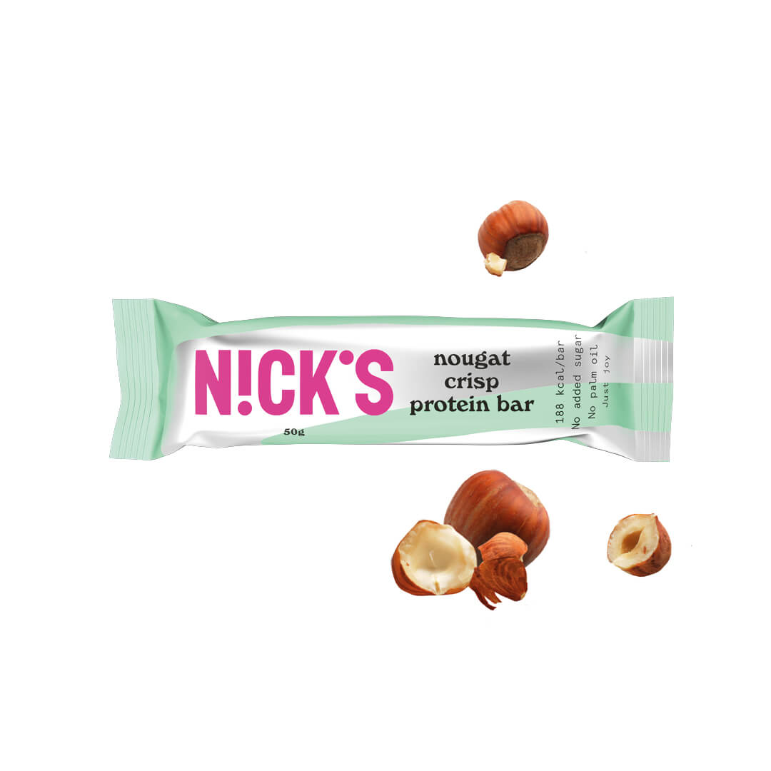 Läs mer om Nicks Protein N Nougat Crisp 50g