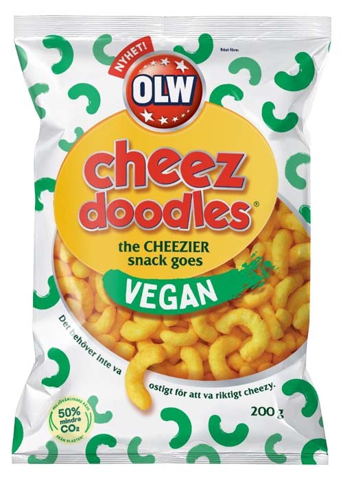 Läs mer om OLW Cheez Doodles Vegan 200g