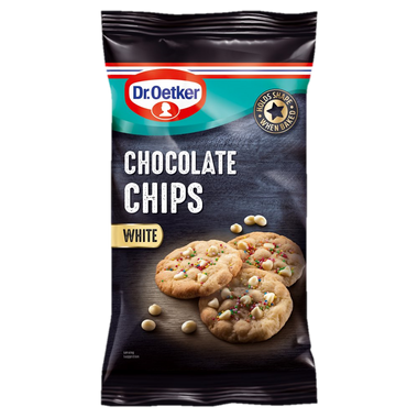 Läs mer om Dr. Oetker White Chocolate Chips 100g