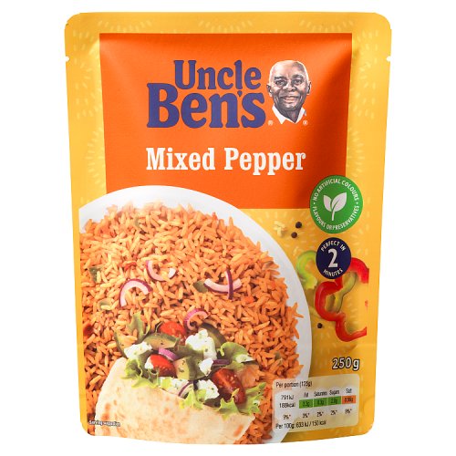 Uncle Bens Original Mixed Pepper Rice 250g