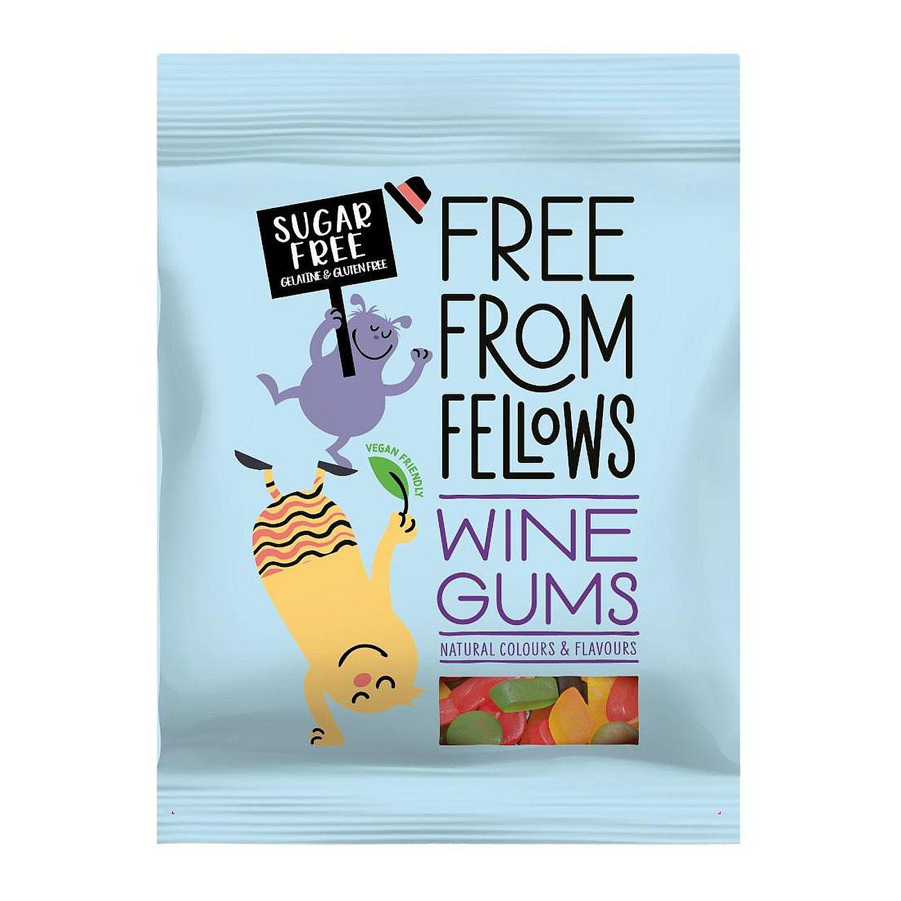 Läs mer om Free From Fellows Wine Gums 100g