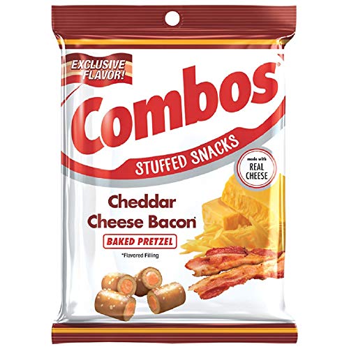 Läs mer om Combos Cheddar Cheese Bacon Pretzel 178g