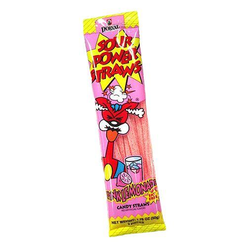 Dorval Sour Power Straws - Pink Lemonade 50g