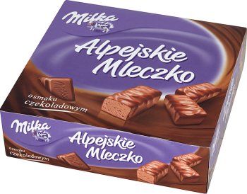 Läs mer om Milka Alpine Mjölkchoklad 330g