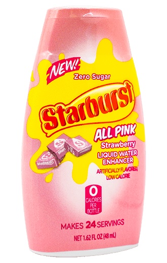 Läs mer om Starburst Liquid Water Enhancer - All Pink Strawberry 48ml