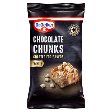 Dr Oetker White Chocolate Chunks 100g