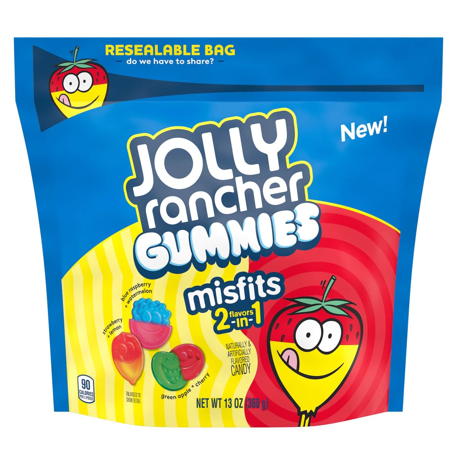 Läs mer om Jolly Rancher Misfits Gummies 369g
