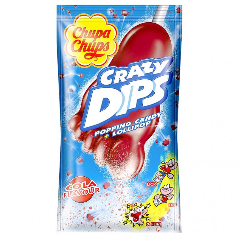 Läs mer om Chupa Chups Crazy Dips Cola 14g