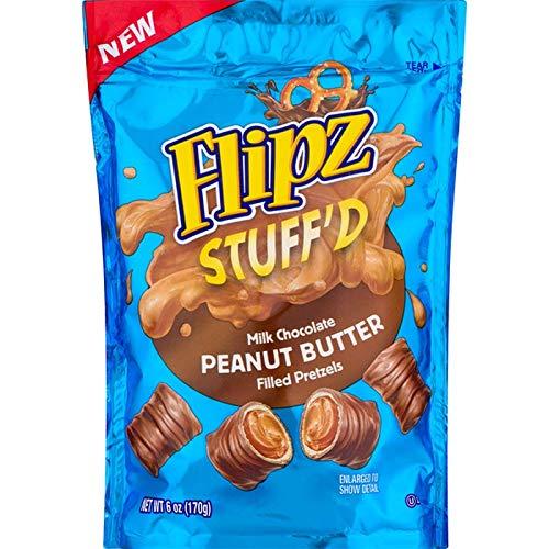 Läs mer om Flipz Stuff´D Milk Chocolate Peanut Butter Filled Pretzels 170g