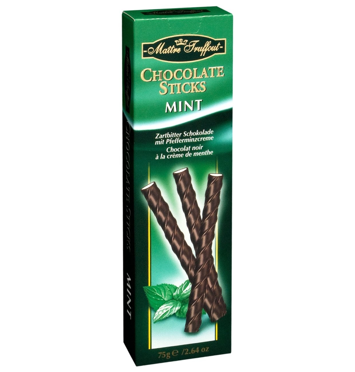 Läs mer om Maitre Truffout - Chocolate Sticks Mint 75g