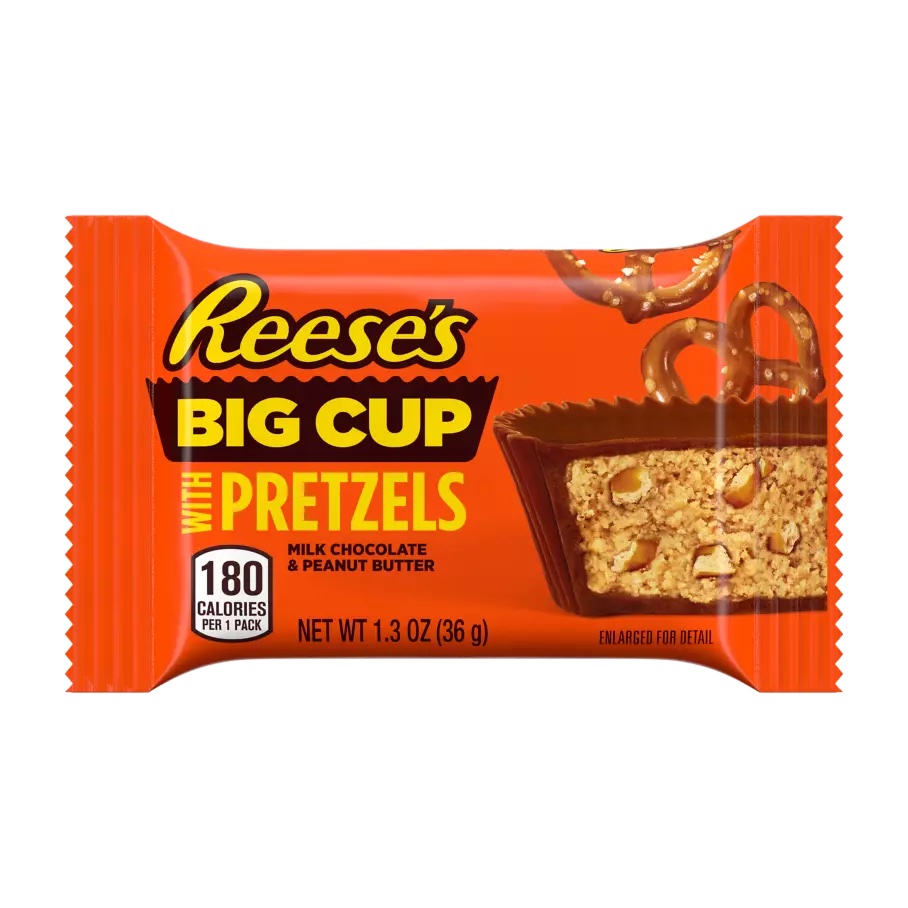 Läs mer om Reeses Big Cup With Pretzels 39g