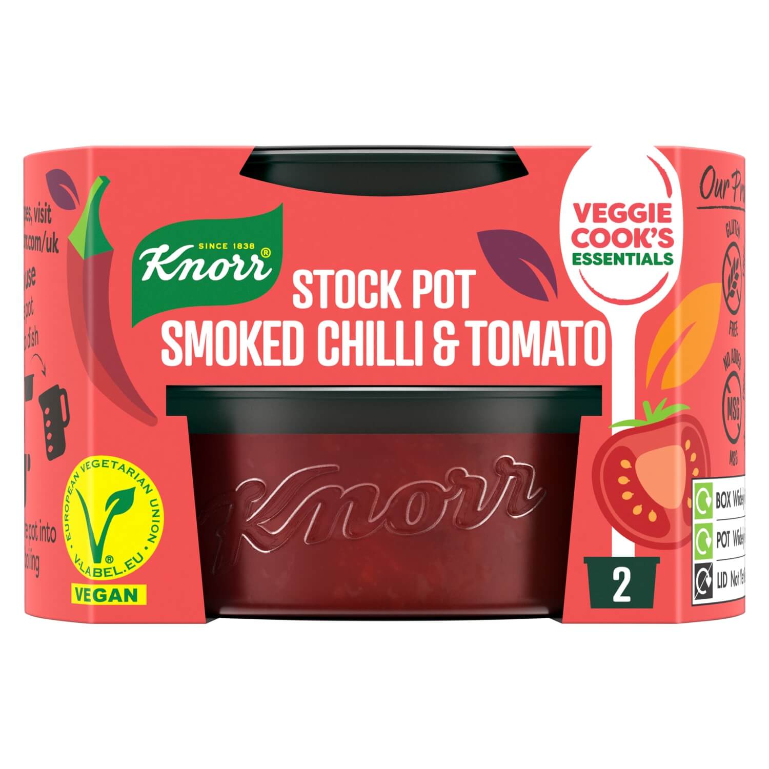 Knorr Smoked Chilli/tomato Stock Pot 52g