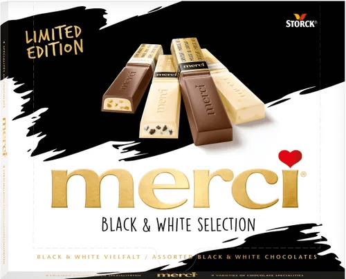 Läs mer om Merci Black & White - Limited Edition 240g
