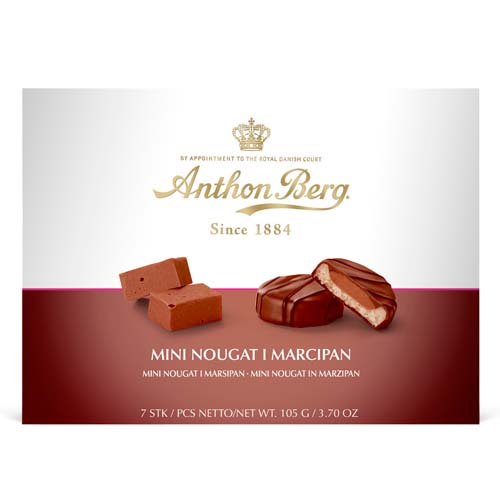 Anthon Bergs Mini Nougat i Marsipan 105g