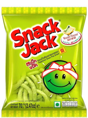 Läs mer om Snack Jack Crispy Wasabi Bågar 70g
