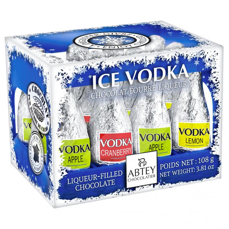 Läs mer om Casier Spritfyllda Chokladflaskor - Vodka 108g