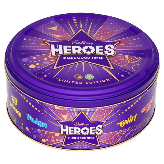 Cadbury Heroes Plåtburk 800g