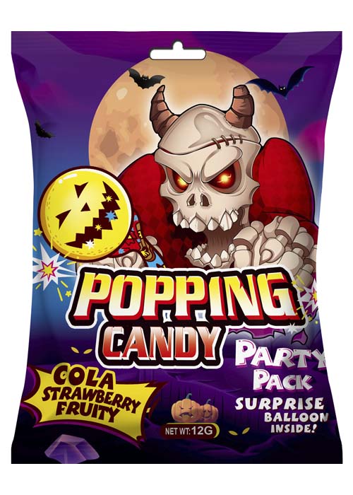 Halloween Scary Popping Candy + Ballong 12g