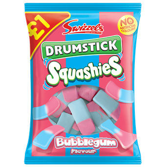 Läs mer om Swizzels Matlow Squashies Bubblegum 131g