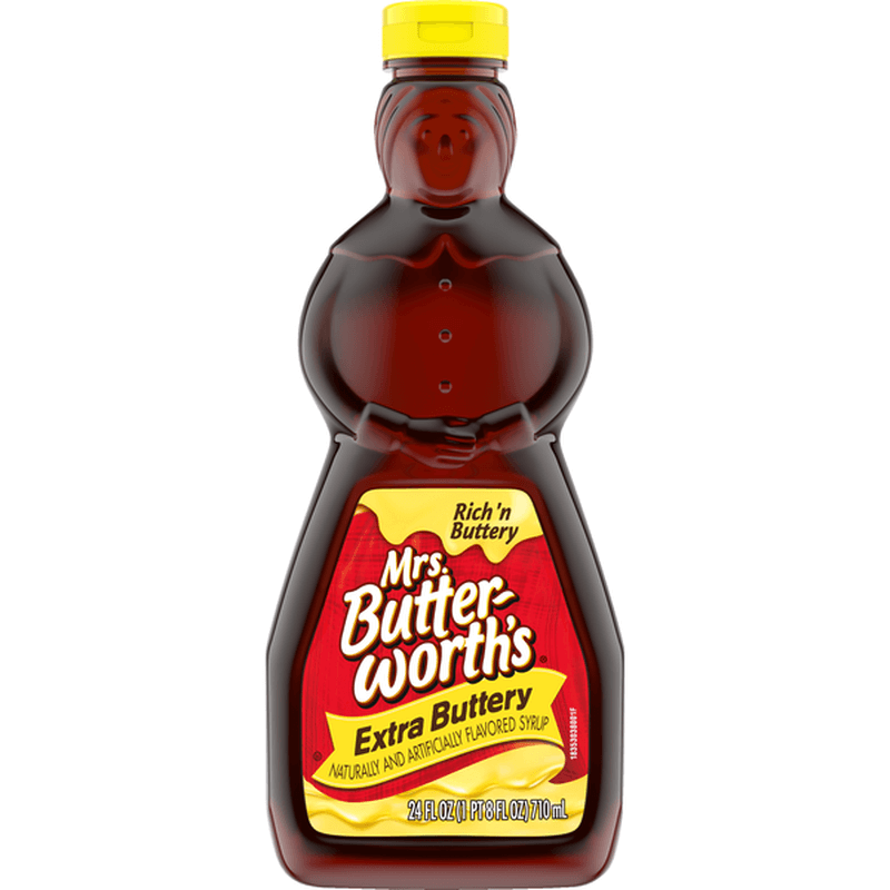 Läs mer om Mrs Butterworths Syrup Extra Buttery 710ml