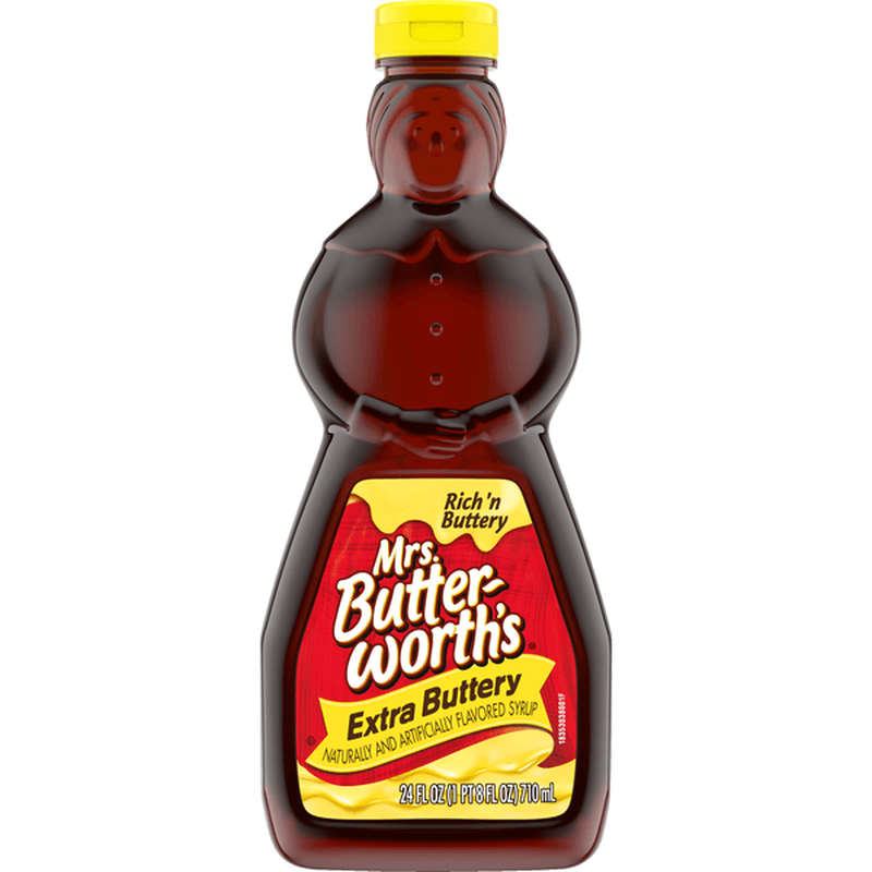 Mrs Butterworths Syrup Extra Buttery 710ml