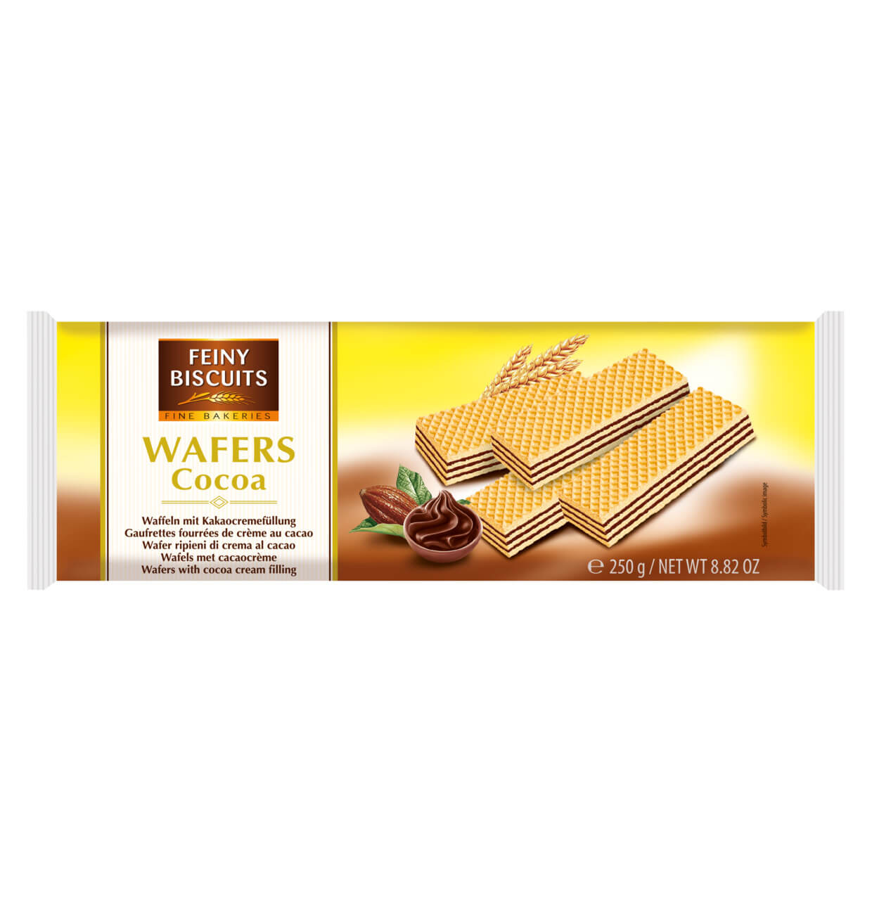 Läs mer om Feiny Biscuits Wafers cocoa filling 250g