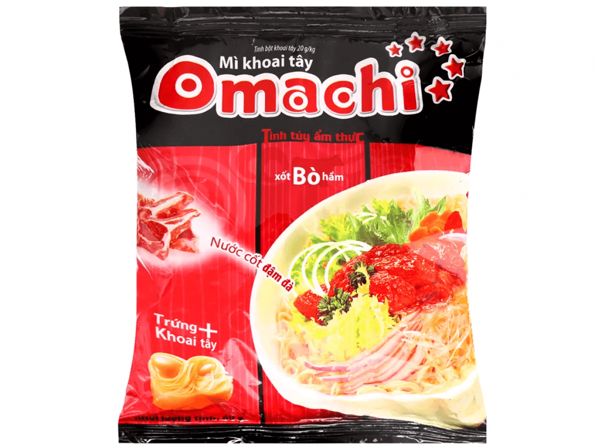 Läs mer om Omachi Beef Noodles 80g