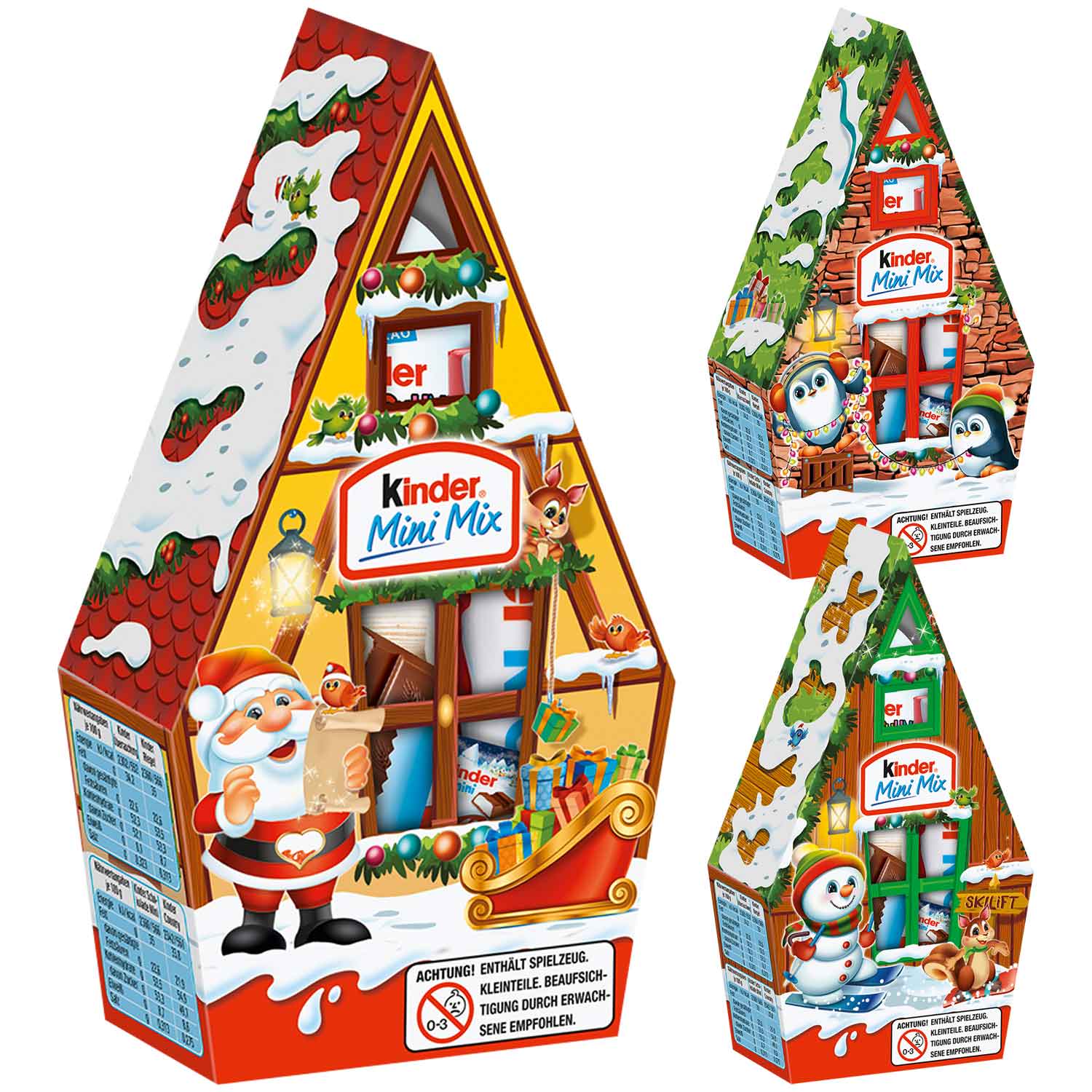 Läs mer om Kinder Mix House Christmas 76g