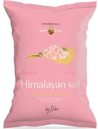 Produktfoto för Rubio Himalayan Salt Potatischips 125g