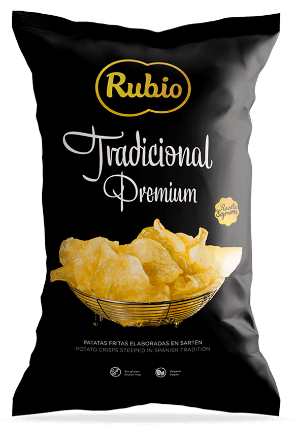 Läs mer om Rubio Traditional Potatischips 130g