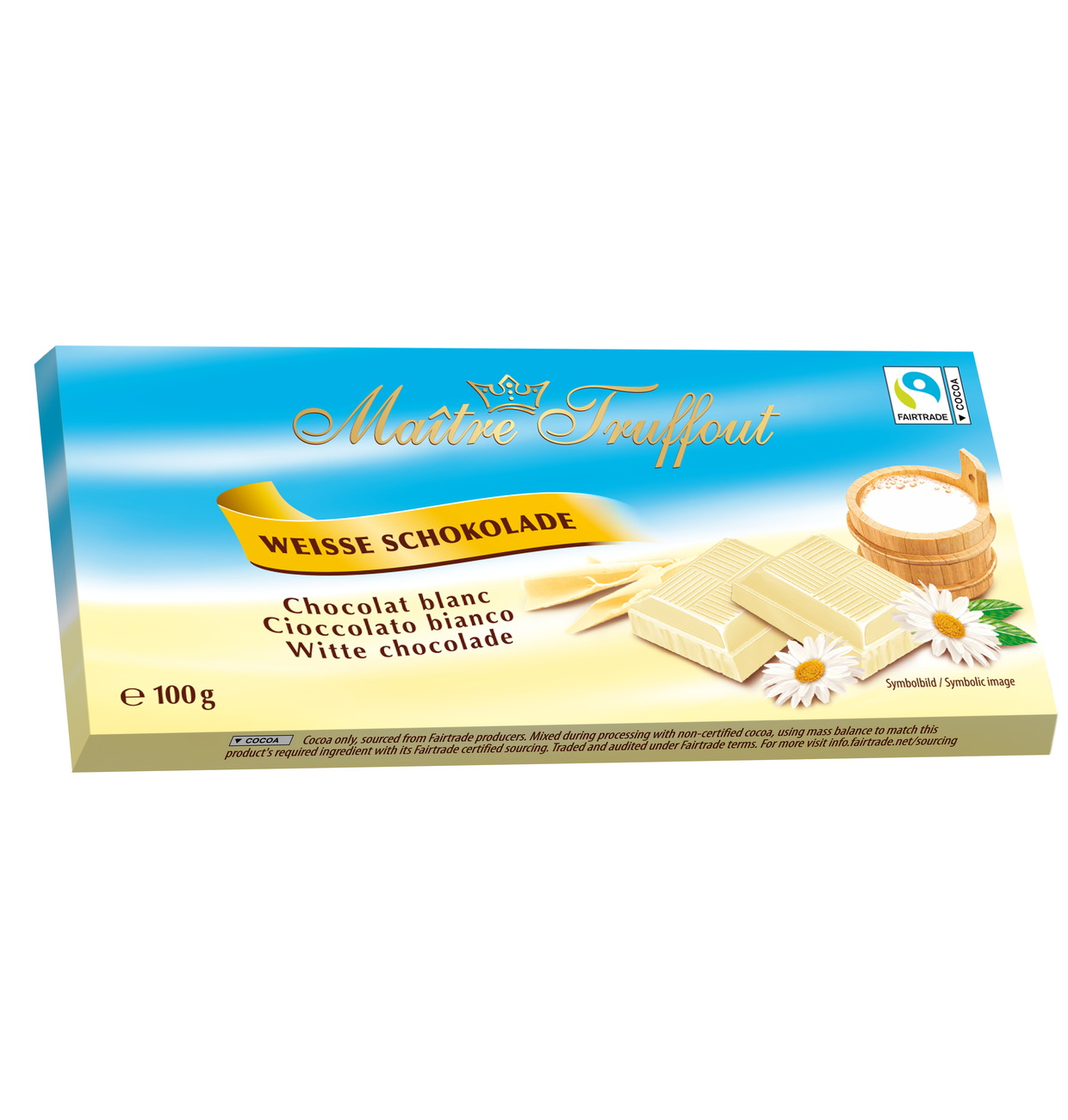 Läs mer om Maitre Truffout White Chocolate 100g