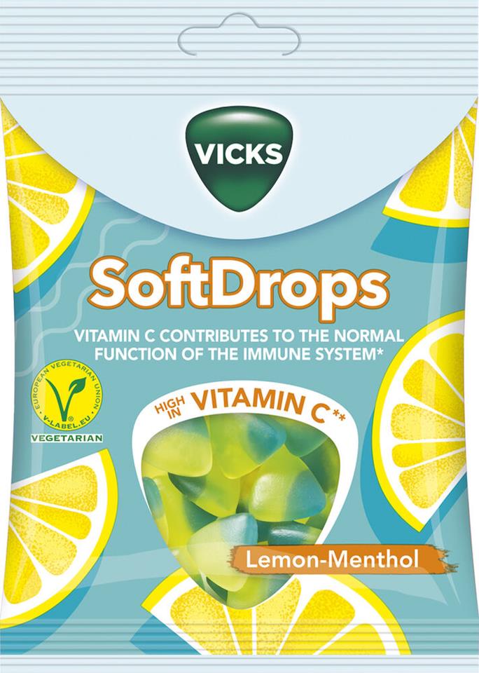 Vicks Soft Drops Lemon 90g
