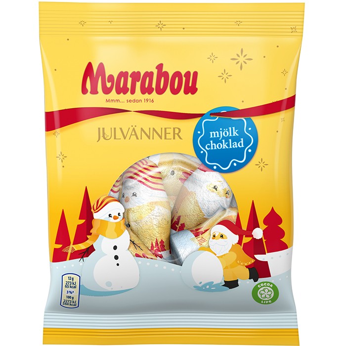 Läs mer om Marabou Julvänner 120g