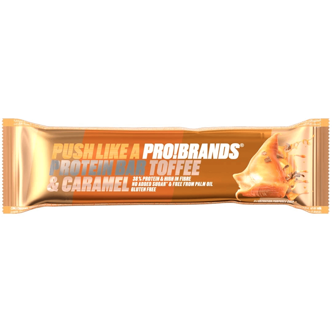 Läs mer om Pro Brands Protein Bar Toffe & Caramel 45g