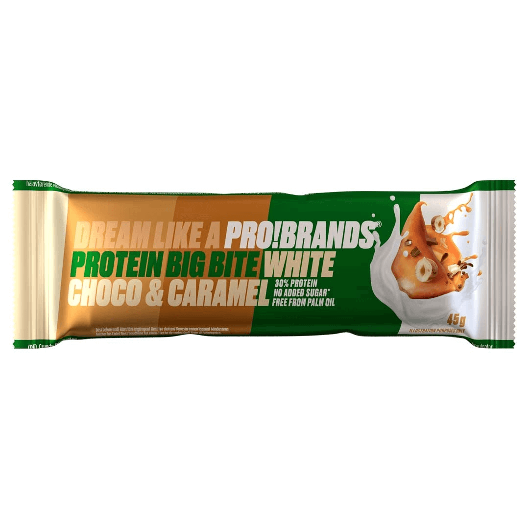 Pro Brands Protein Bar Big Bite - White Choco & Caramel 45g