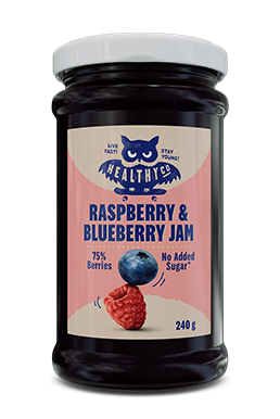 HealthyCo Raspberry Blueberry Jam 240g