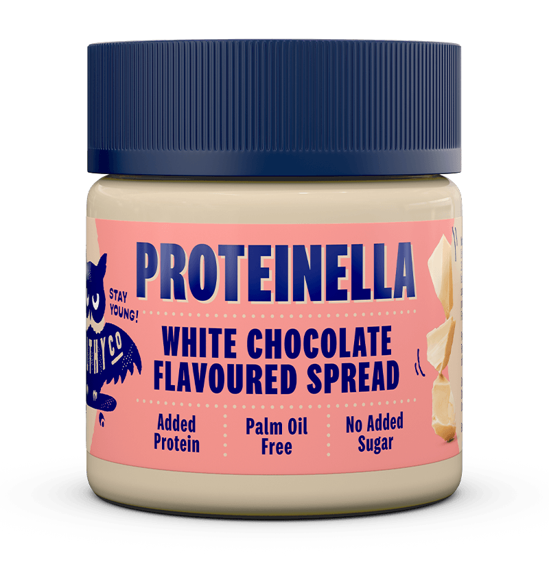 Läs mer om HealthyCo Proteinella White Chocolate 200g