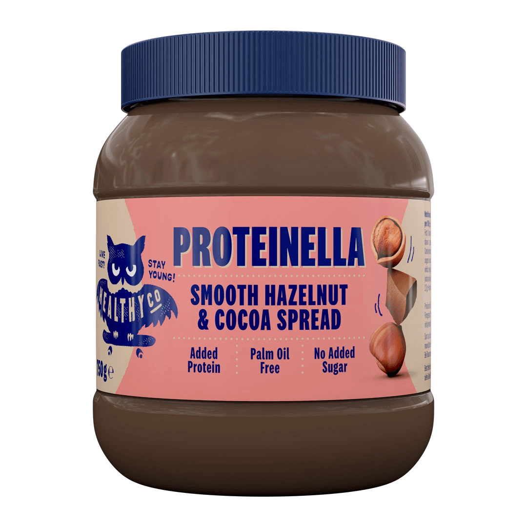 Läs mer om HealthyCo Proteinella Hazelnut & Cocoa 360g