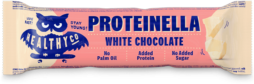 Läs mer om HealthyCo Proteinella White Chocolate Bar 35g