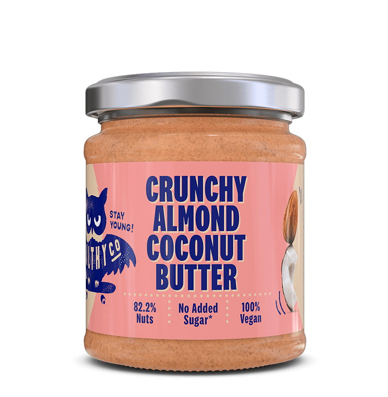 Läs mer om HealthyCo Crunchy Almond Coconut Butter 180g